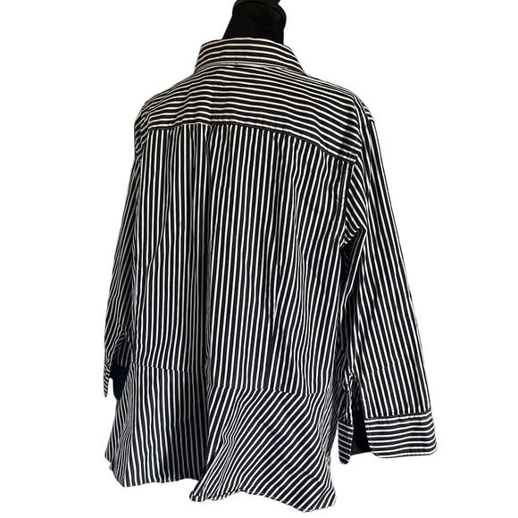 Lauren (RL) Adorable Striped Button Up Shirt- Plus Size 16 - Picture 2 of 4